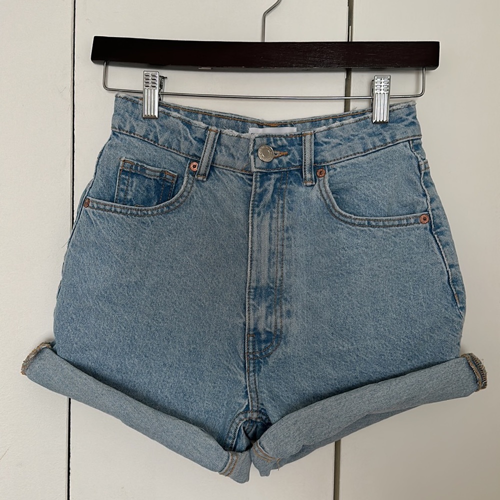 Zara denim jean shorts